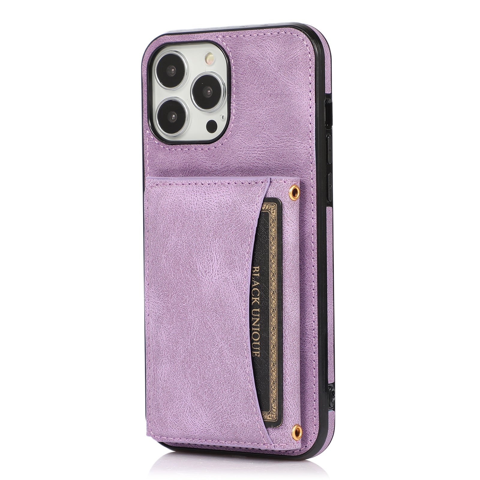 Leather Card Protection Sleeve Phone Case.